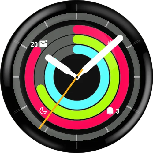 Just Simple Analog Activity Gen3 – Esfera para Garmin