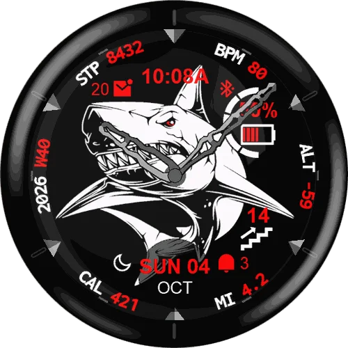 Shark Attack Gen3 – Esfera para Garmin
