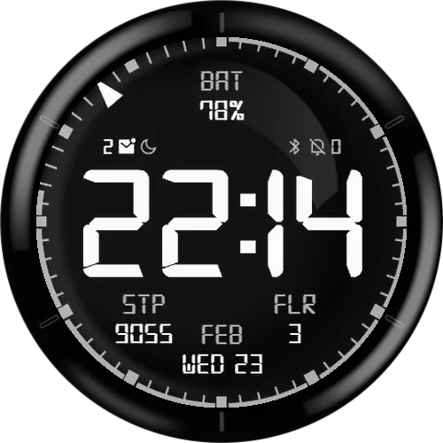 Simple Large Digital – Esfera para Garmin