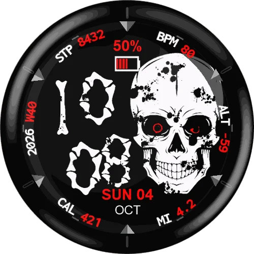 Skull Gen3 – Esfera para Garmin