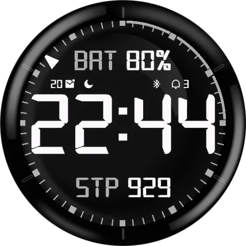 Simple Large Digital No.2 – Garmin Watchface