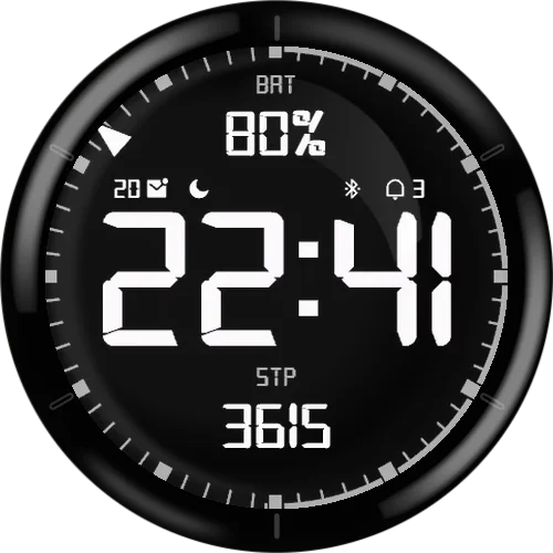 Simple Large Digital No.3 – Esfera para Garmin