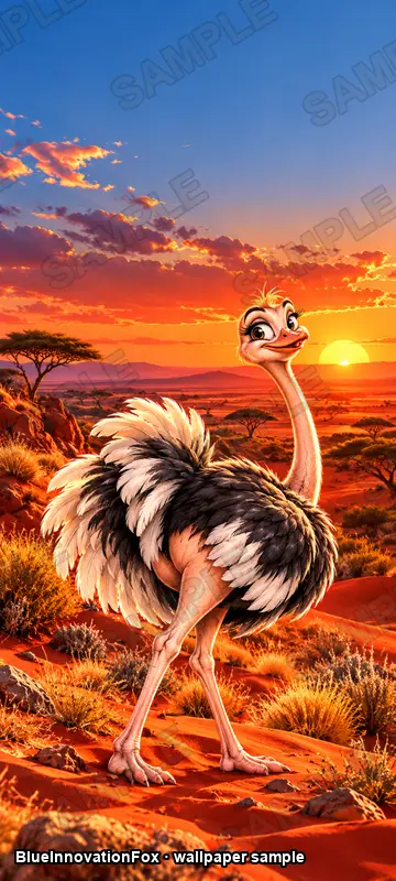 Animal Ostrich Heads Up Gen4 · Aperçu