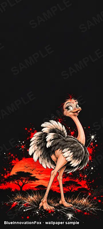 Animal Ostrich Heads Up Gen4 · Aperçu