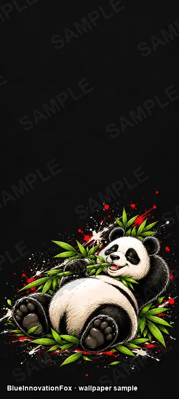 Animal Panda Eat Sleep Bamboo Gen4 · Aperçu