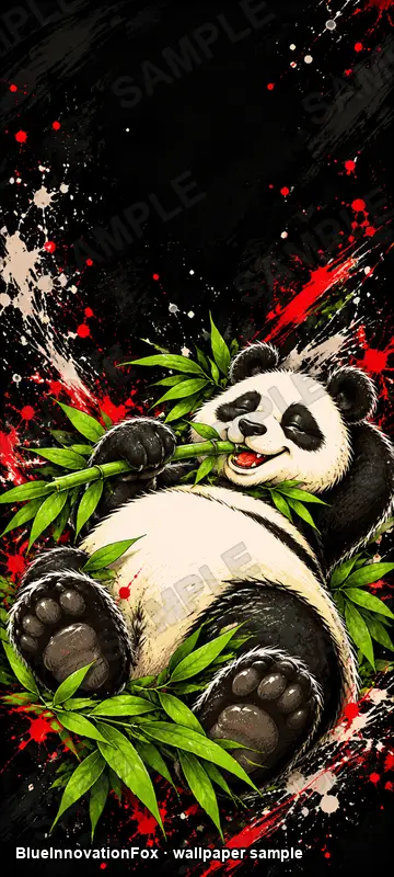 Animal Panda Eat Sleep Bamboo Gen4 · Aperçu