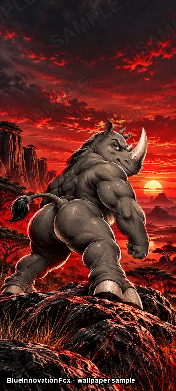 Animal Rhino Built Different Gen4 · Muestra