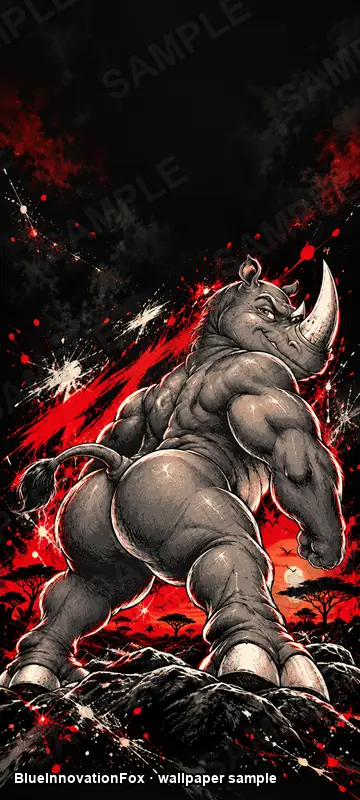 Animal Rhino Built Different Gen4 · Muestra