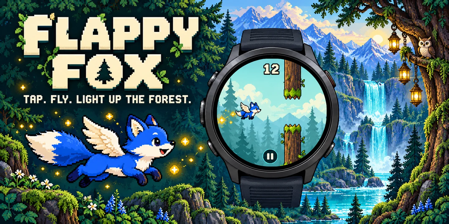 Flappy Fox – The Forest Light – one-tap flying game