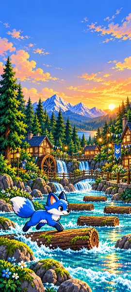 Fox Crossing - Original