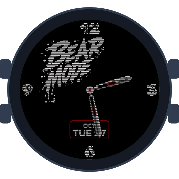 Animal Bear Mode On Gen4 – fēnix 8 Pro (AOD)