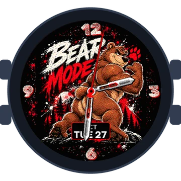 Animal Bear Mode On Gen4 fēnix 8 Solar