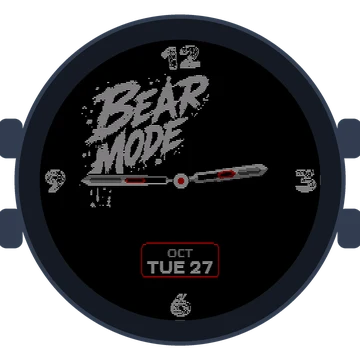 Animal Bear Mode On Gen4 fēnix E