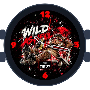 Animal Boar Wild As Hell Gen4 fēnix 7 Pro