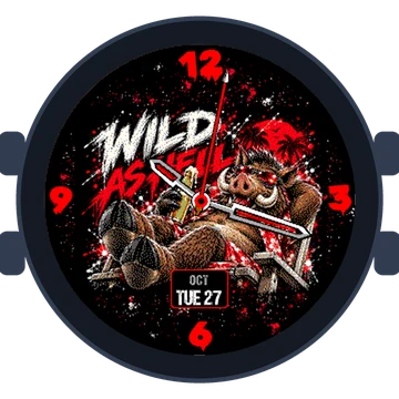 Animal Boar Wild As Hell Gen4 fēnix 7X