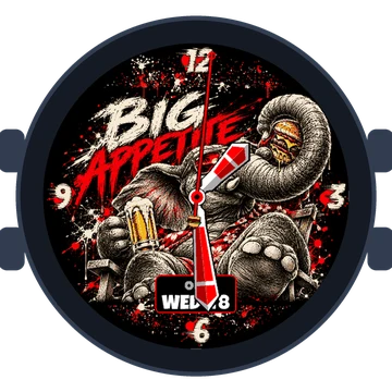 Animal Elefant Big Appetite Gen4 fēnix 8