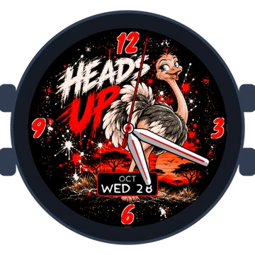 Animal Ostrich Heads Up Gen4 – Instinct 3 AMOLED 45mm