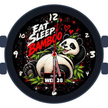 Animal Panda Eat Sleep Bamboo Gen4 fēnix 7X