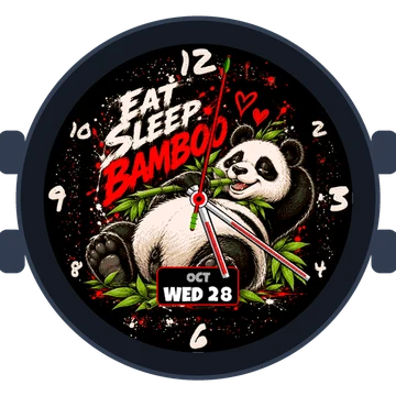 Animal Panda Eat Sleep Bamboo Gen4 fēnix 8