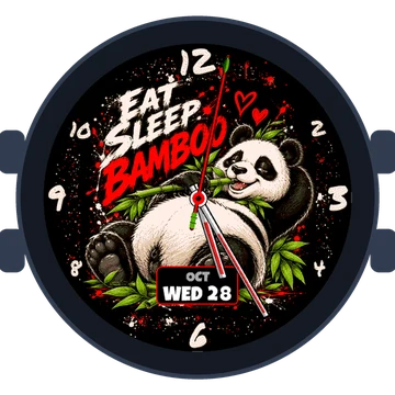 Animal Panda Eat Sleep Bamboo Gen4 fēnix 8 Pro
