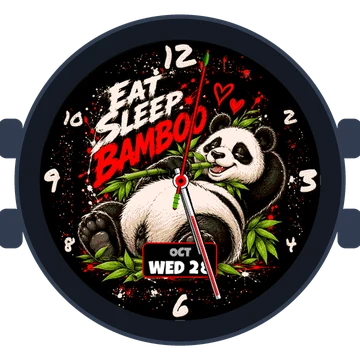 Animal Panda Eat Sleep Bamboo Gen4 fēnix 9