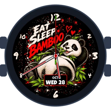 Animal Panda Eat Sleep Bamboo Gen4 Forerunner 165