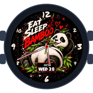 Animal Panda Eat Sleep Bamboo Gen4 Forerunner 570