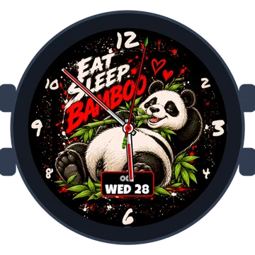 Animal Panda Eat Sleep Bamboo Gen4 – Instinct 3 AMOLED 45mm