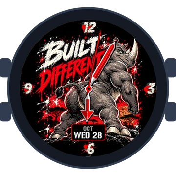 Animal Rhino Built Different Gen4 fēnix 7X