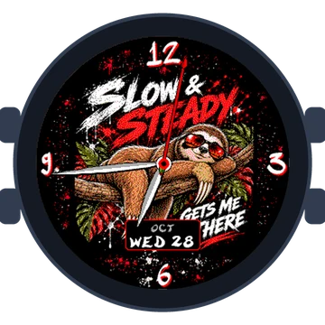 Animal Sloth Slow And Steady Gen4 fēnix 7X