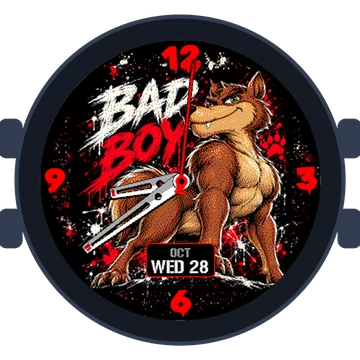 Animal Wolf Bad Boy Gen4 fēnix 7X