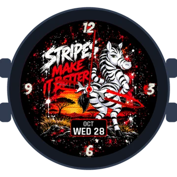 Animal Zebra Stripes Make It Better Gen4 fēnix 7 Pro