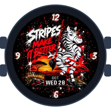 Animal Zebra Stripes Make It Better Gen4 fēnix 7X