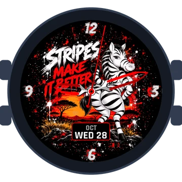 Animal Zebra Stripes Make It Better Gen4 fēnix 8