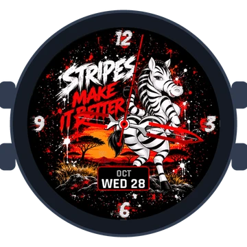 Animal Zebra Stripes Make It Better Gen4 fēnix 9
