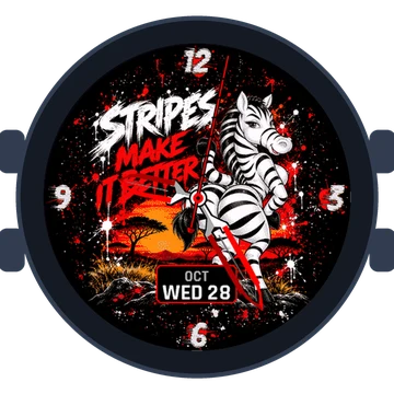Animal Zebra Stripes Make It Better Gen4 Forerunner 165