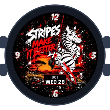 Animal Zebra Stripes Make It Better Gen4 Forerunner 265s