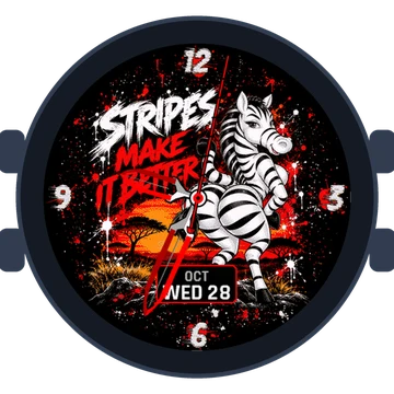 Animal Zebra Stripes Make It Better Gen4 – Instinct 3 AMOLED 45mm
