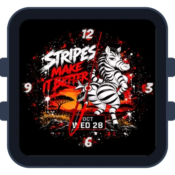 Animal Zebra Stripes Make It Better Gen4 Venu Sq 2