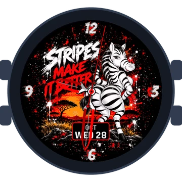 Animal Zebra Stripes Make It Better Gen4 vívoactive 5