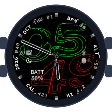 Aqua Look Big Numbers Gen3 MARQ Aviator