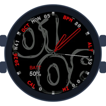 Lava Flow Big Numbers Gen3 epix (Gen 2)