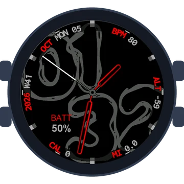 Lava Flow Big Numbers Gen3 Forerunner 570