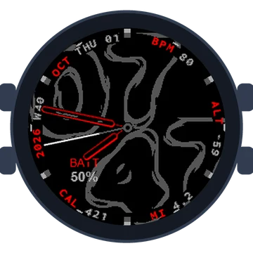 Lava Flow Big Numbers Gen3 MARQ Adventurer
