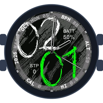 Chalky Look Big Numbers Gen3 D2 Mach 1