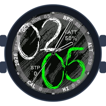 Chalky Look Big Numbers Gen3 Descent Mk3