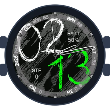 Chalky Look Big Numbers Gen3 fēnix 8 Pro