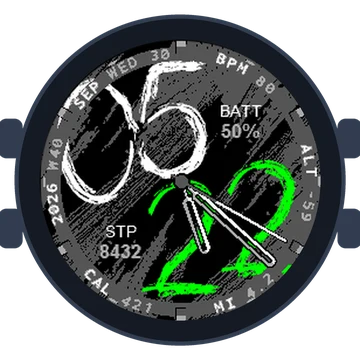 Chalky Look Big Numbers Gen3 Forerunner 935