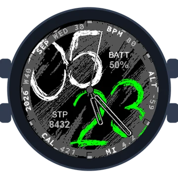 Chalky Look Big Numbers Gen3 Forerunner 945