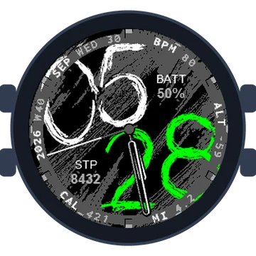 Chalky Look Big Numbers Gen3 MARQ Aviator